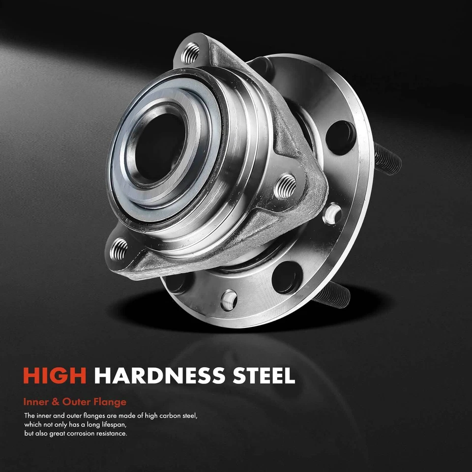 2x Conjunto de cojinete de cubo de rueda delantera o trasera para Cadillac GMC S15 Chevy S10 Buick Foto 3 de 4