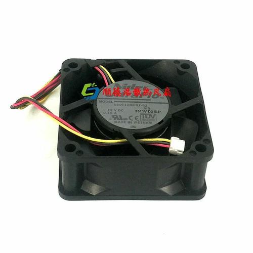 1PC  6CM projector cooling fan  U60T12MUB7-52 12V DC 0.16A 6025