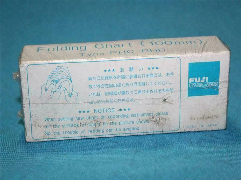 Fuji Electric DL-5000-B 5I Type PHC PHD 100mm Folding Chart Expedited Shipping - Image 2 of 4