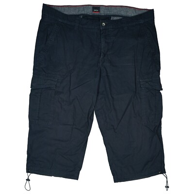 Hattric Men's Jeans Short Pants Bermuda Summer Cargo Hiking 26 W38 Navy