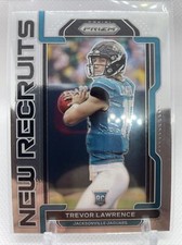 2021 Panini Prizm Football #NR-1 Trevor Lawrence New Recruits Jaguars Rookie RC