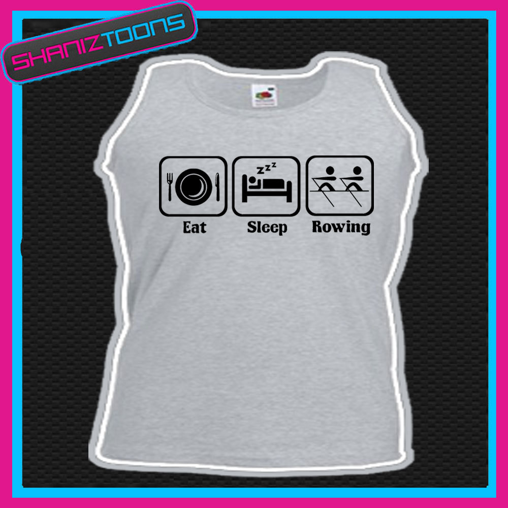 FILA Eat Sleep Rowing Rower Row Vest Top