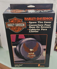 Vintage Plasticolor Harley Davidson Motorcycles Eagle Spare Tire Cover New Nos