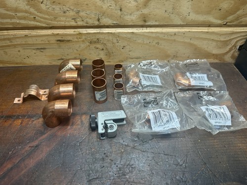 Copper Coupling Lot 17 Pcs