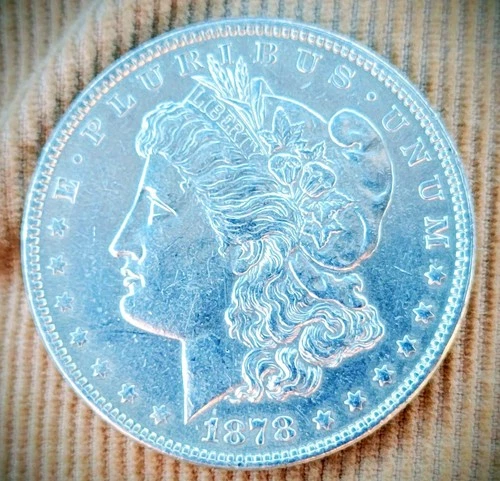 1878 7/8TF $1 Strong Morgan Silver Dollar BU/MS