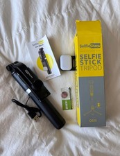 Selfie stick tripod with light Selfie show