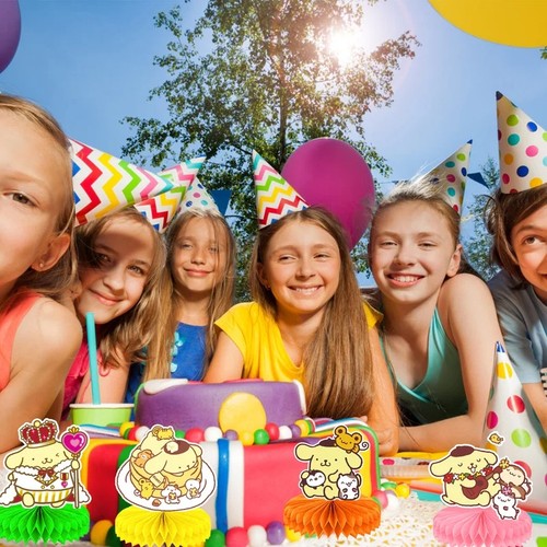 Pompompurin Waben Mittelstücke 3D Tischdeko Partyzubehör - Bild 3 von 5