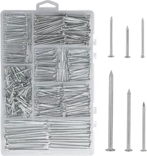 376Pcs Premium Hardware Nails Assortment Kit, Maximum Length 2 Inches Galvanized