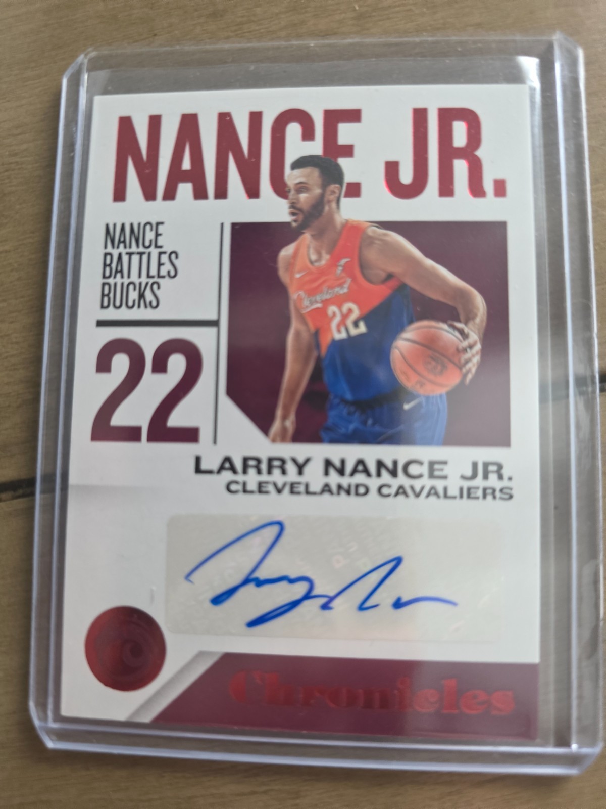 Larry Nance Jr 2018-19 Chronicles Auto
