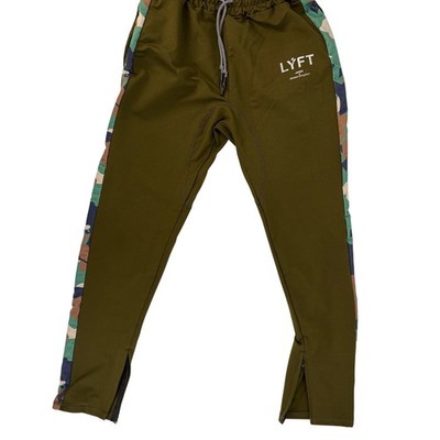 LYFT Japan x United Kingdom Olive Green Camo Stripe Joggers Mens Medium