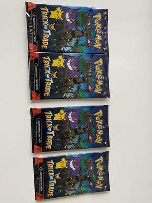 Pokémon 4 Booster Trick or Trade  Neu OVP