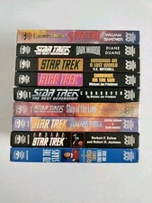 Star Trek Lot Of 9 Simon  Schuster Audio Cassettes Books On Tape/See Pictures