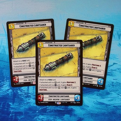 Constructed Lightsaber LOF Legends Of The Force SWU 261 Saber Item Legendary 3x
