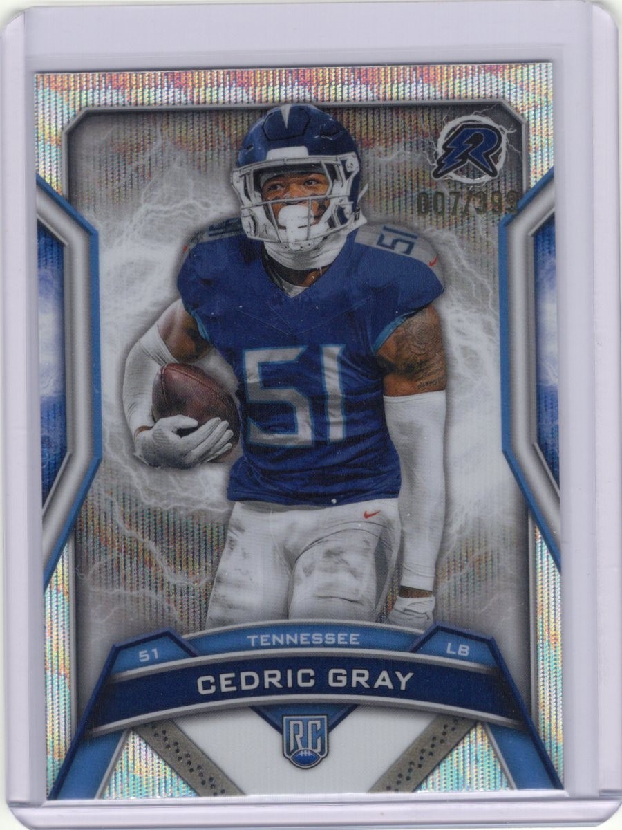 2024 Topps Resurgence - Rookies Cedric Gray #193 Refractor (RC) 007/399