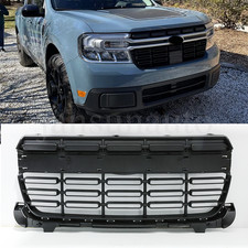 Front Bumper Upper Grille Matte Black For 2022-2023 Ford Maverick Nz6z8200ba Front Bumper Upper Grille Matte Black For 2022-2023 Ford Maverick Nz6z8200ba