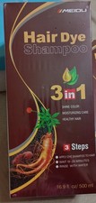 Hair Dye Shampoo 3 in 500ml Hair Color Shampoo Instant Hair Dye Plants Essence