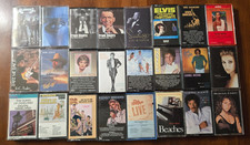 Lot of 24 Vintage Music Audio Cassette Tapes - Country, Pop, Classics, Sinatra