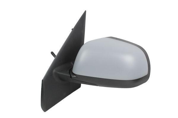 ABAKUS Exterior Mirror 0806M03 For Dacia Left Convex Cable Set Grey Primed