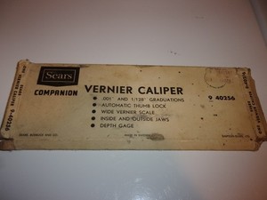 Sears companion Vernier Caliper 40256 tool