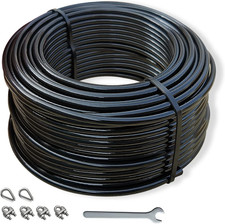 Replacement Cables for Home Gym, 65.6/98.4 Ft Fitness Pulley Cable, 5Mm TPU Coat
