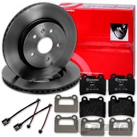 Brembo Bremsscheiben 330Mm + BelÄGe Hinten FüR VW Touareg 7L Baujahr 2002 - 2010