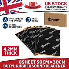 Camper Insulation 4.2mm Thickened Butyl Sound Proof Floor Roof Deadening Foil