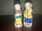 Vintage Japan Ceramic Novelty Salt & Pepper Shakers Set, Multicolor, 2pc — photo 1