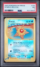 2003 Pokemon Skyridge 103 Staryu Reverse Foil PSA 7