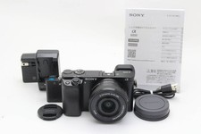 SONY   6000 Black PZ 16-50mm Lens Kit, 3555 Shots, Free Returns for Initial Defe