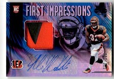 2018 Panini Illusions Mark Walton Blue #/100 Rookie #126 Auto