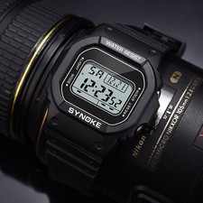 Digital Watches Lady Sports Luminous Multifunction Waterproof Chrono Wristwatch