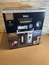 Ninja Prestige Dualbrew System Filter and Capsule Coffee Machine CFN802UK Silver