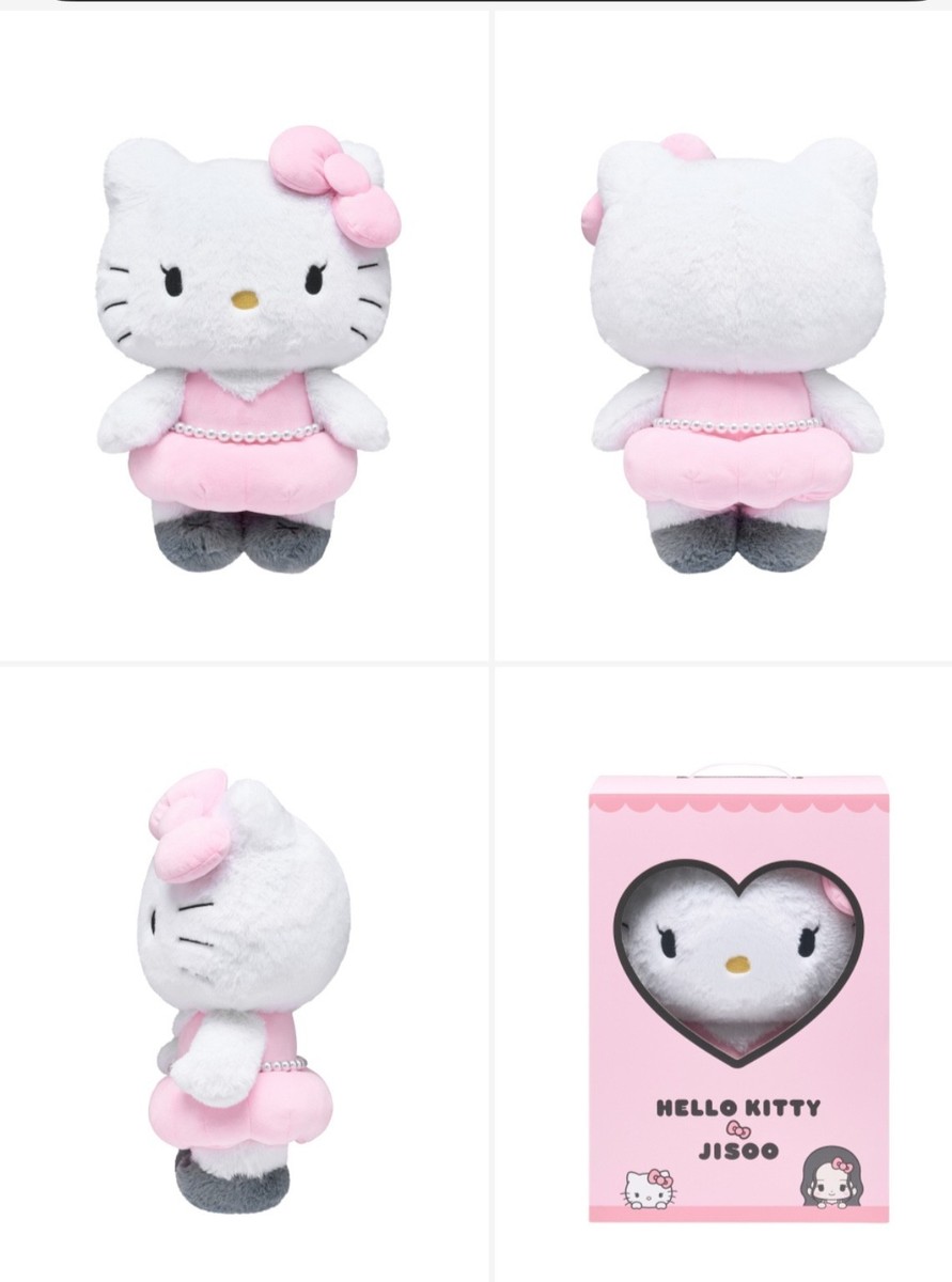 Blackpink Jisoo x Hello Kitty 40cm Character Doll Limited Edition
