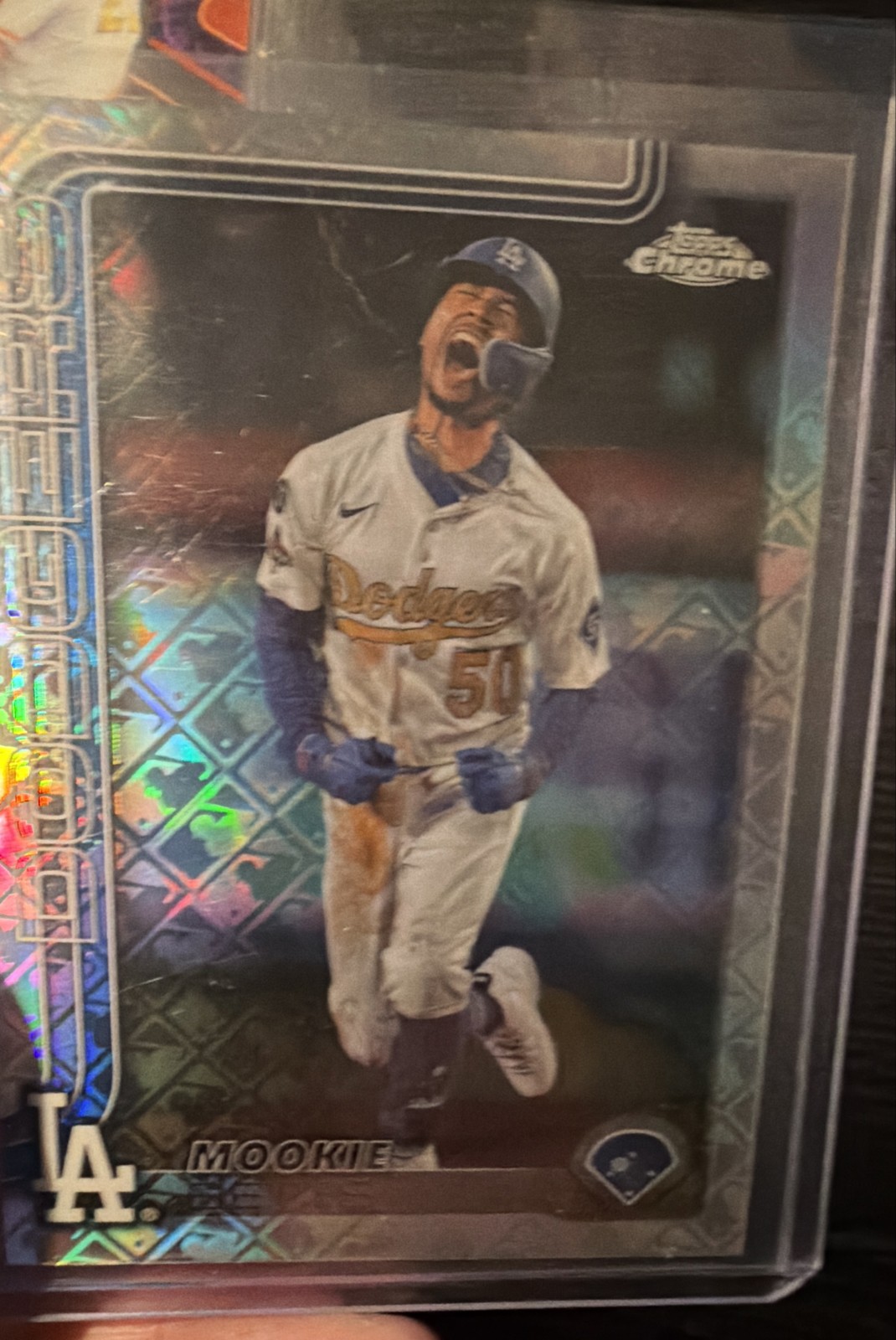 2025 Topps Chrome Logofractor - Image Variation Mookie Betts, Mookie Betts #50