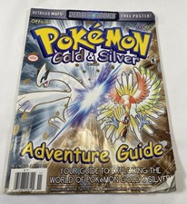 Pok mon Gold  Silver Adventure Guide Versus Books 2000 No Poster READ Good