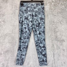 Athleta Salutation Stash Pocket II Leggings Womens Small Blue Tie Dye 7/8 Yoga