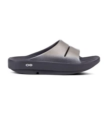 OOFOS OOahh Luxe Slide Sandal Recovery Latte Orthopedic Unisex Men’s 6 Women’s 8