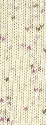 Wolle Kreativ! Lana Grossa - Cool Wool Baby Print Punto - Fb. 353 rosa weiß 50 g