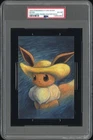 2023 POKEMON X VAN GOGH POSTCARD POKEMON CENTER EXCLUSIVE EEVEE PSA 6