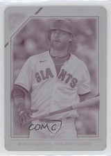 2022 Topps Gallery Printing Plate Magenta 1/1 Brandon Crawford #56 0h1g