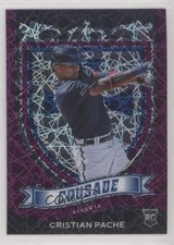 2021 Panini Chronicles Crusade Purple Velocity Prizm Cristian Pache #25 qf6