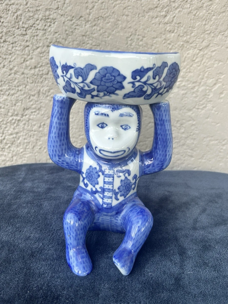 Blue Ceramic Original Sculptures & Figurines Collectible 1950-1959