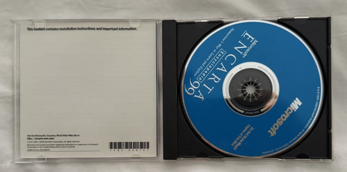 Microsoft ENCARTA '99 Interactive Multimedia Encyclopedia Version
