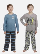 Eddie Bauer Boy 4 Piece Pajama Set Multicolor Sz 7/8