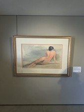 Signed Watercolor Painting Signature 'Patt 77' Framed — listing 6