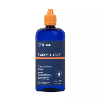 Trace Minerals ConcenTrace Mineral Drops 8 oz Healthy Cells Energy Exp 2027+