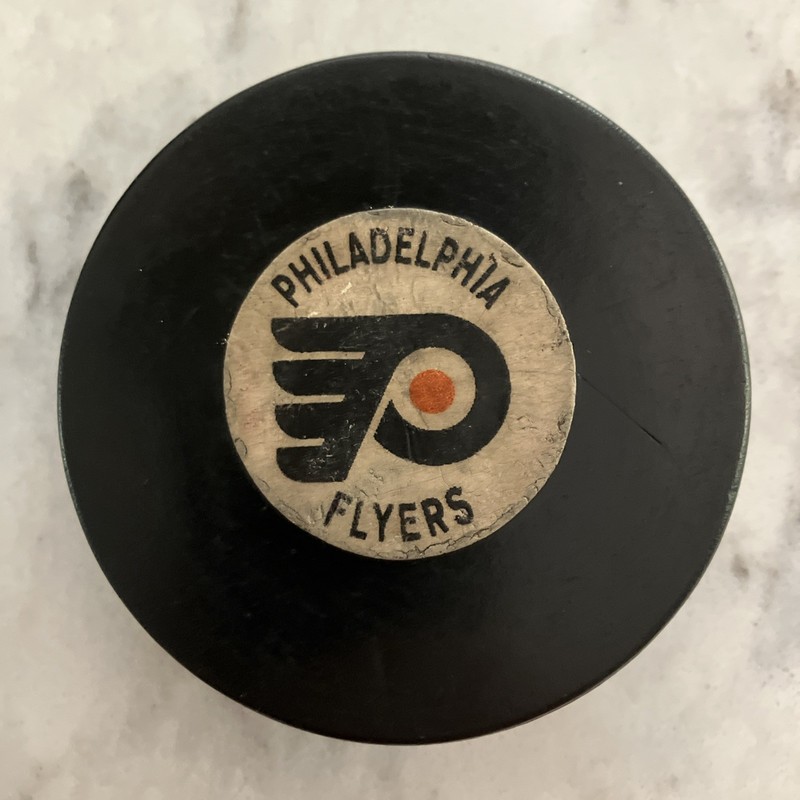 Philadelphia Flyers 1967-1968 Art Ross Converse NHL Pat. # Hockey Puck