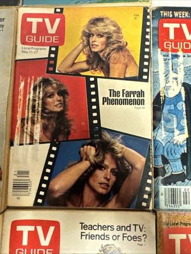 Vintage Lot of 10 Assorted TV Guides from The 1970's - West Virginia Editions - Picture 7 of 11
