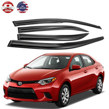 4x Window Visors Rain For Toyota Corolla 4 Door Sedan 2009-2013 Us