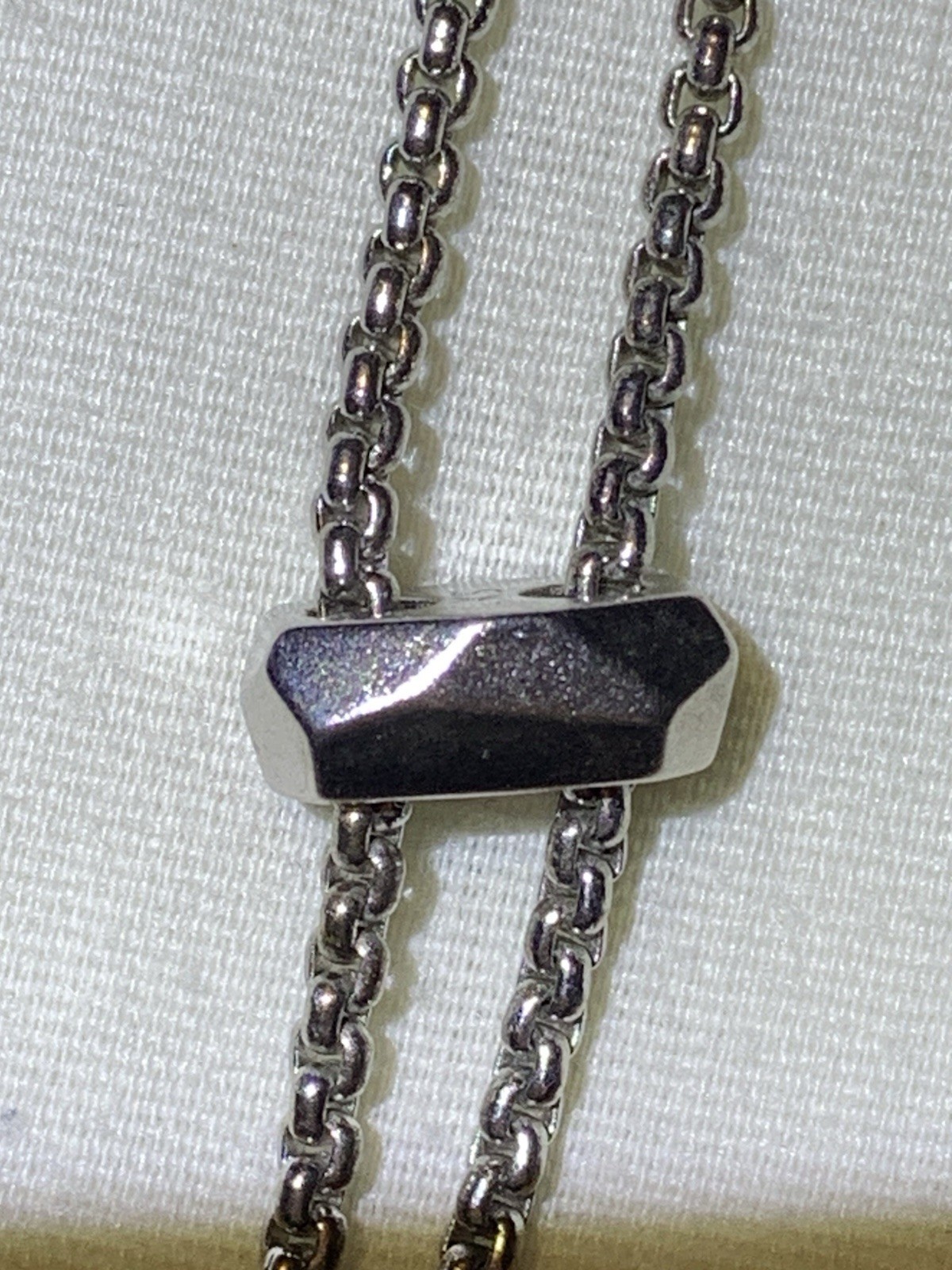 Kendra Scott Silver Colored Adjustable Drusy Pend… - image 5